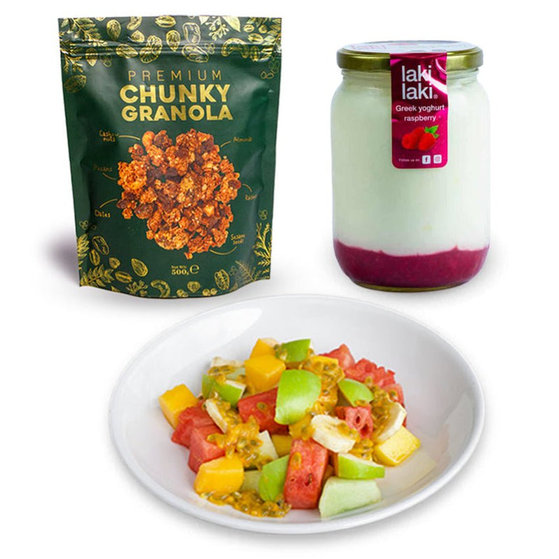 Artcaffe Granola with Yoghurt & Fruit Salad Bowl