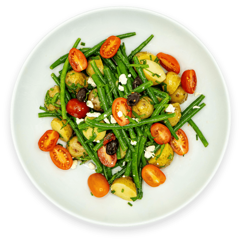 Artcaffe Green Bean and Baby Potato Feta Salad