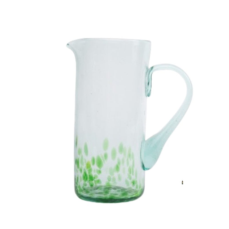 Shanga Water Jug Pitcher White Dots