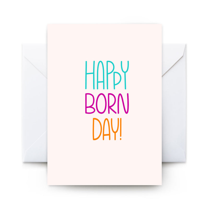 Bonk Greeting Card Happy Born Day