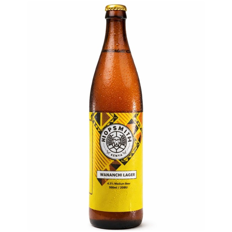 Hopsmith Wananchi Lager Beer, 500ml