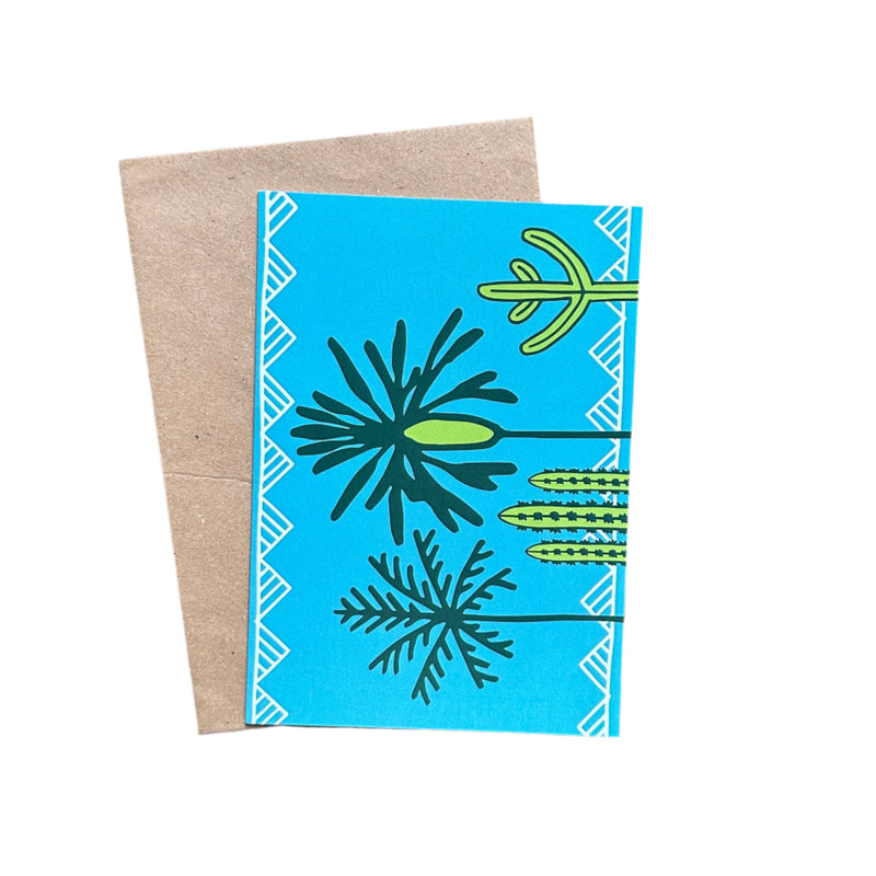Lulu Kitololo Greeting Card Majorelle Blue