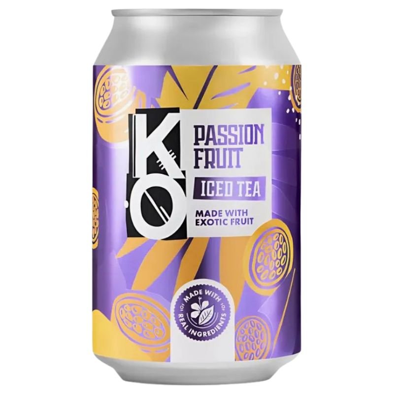 Kenyan Originals Passion Fruit Iced Tea Can, 330ml