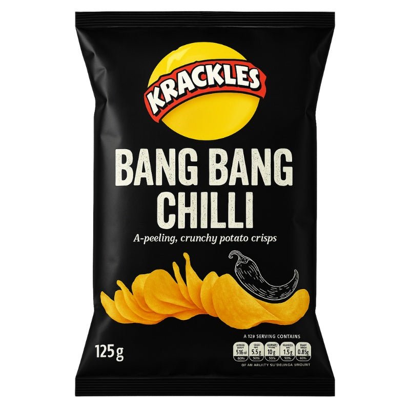 Krackles Bang Bang Chilli Crisps, 125g