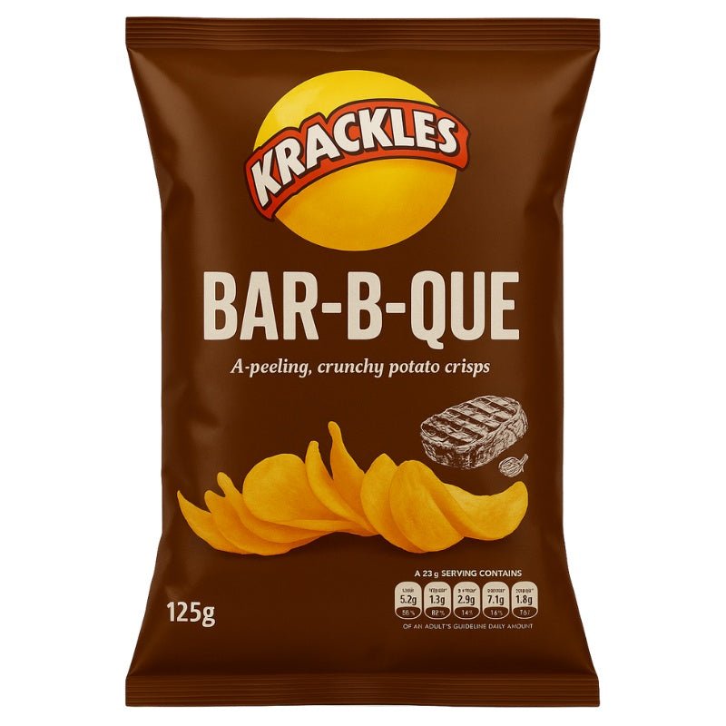 Krackles Barbeque Crisps, 125g