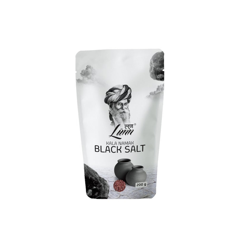 Lunn Pouch Rock Black Salt, 200g