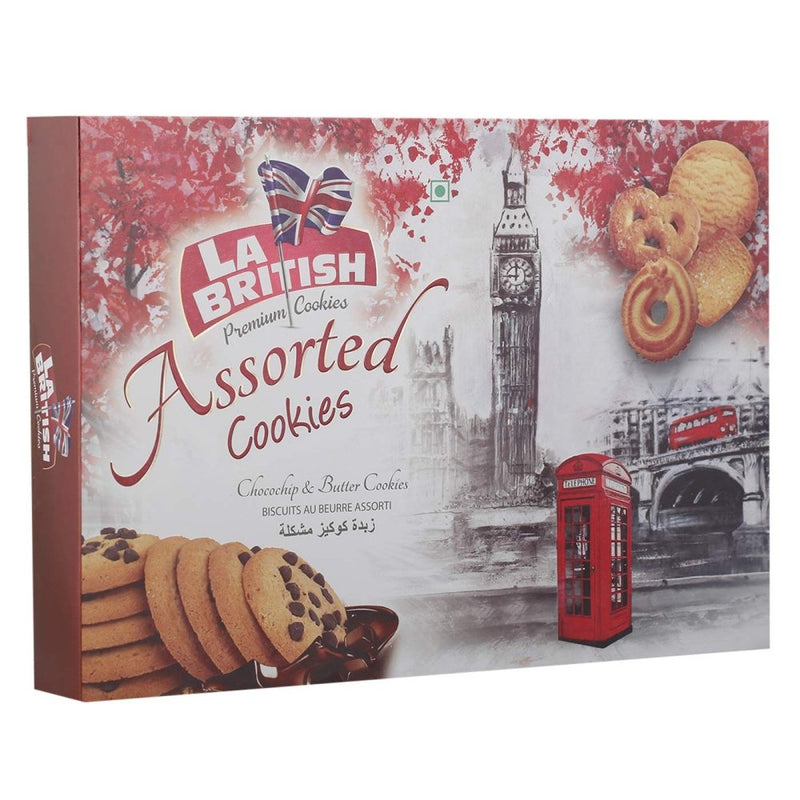 La British Assorted Chocochip & Butter Cookies, 300g