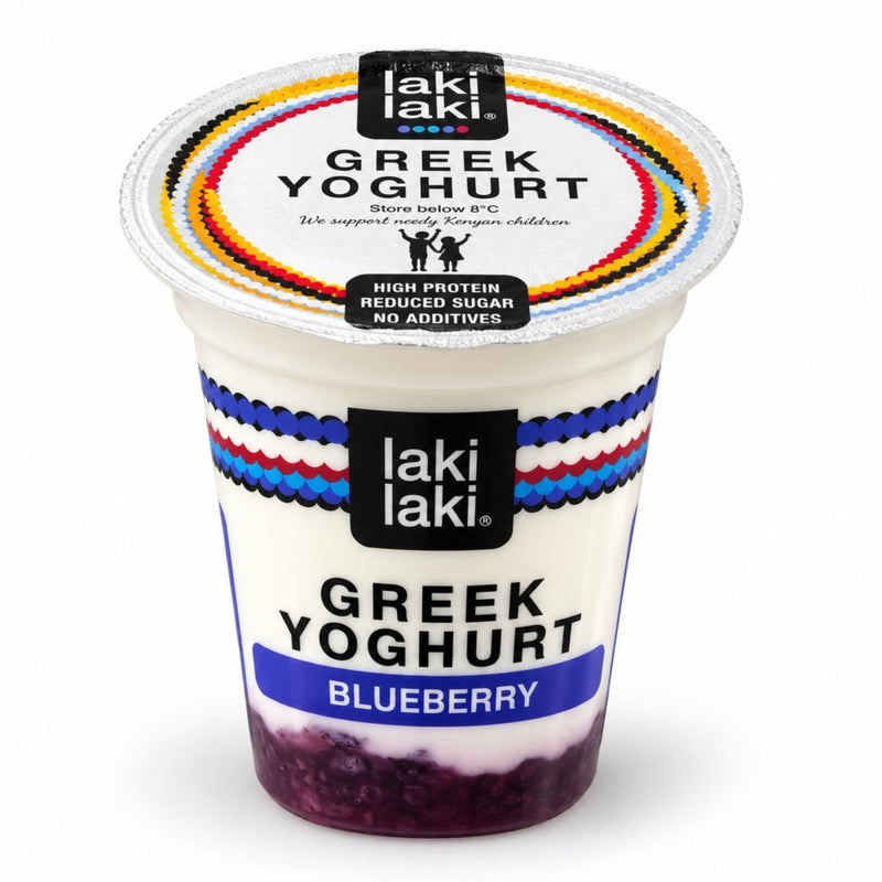 Laki Laki Greek Yoghurt Blueberry, 150ml