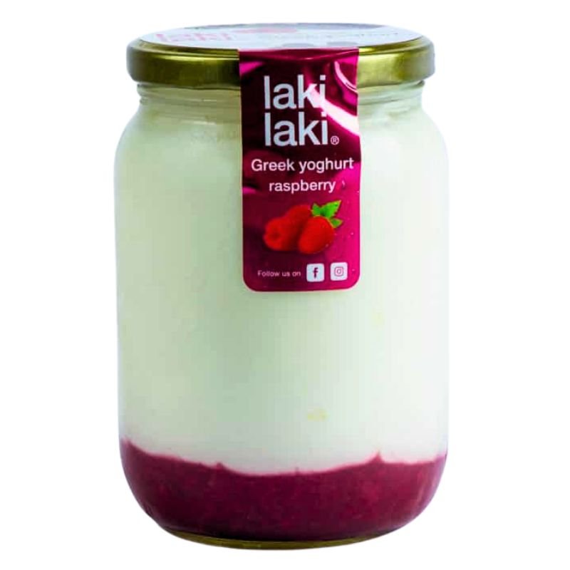Laki Laki Yoghurt Raspberry In Glass 700ml
