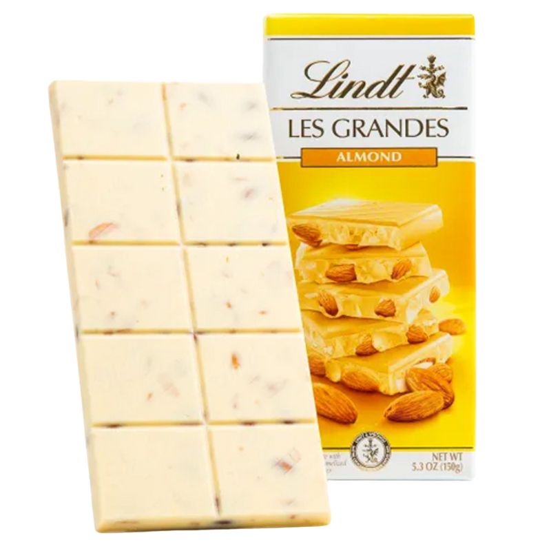 Lindt Les Grandes White Almond Bar, 150g