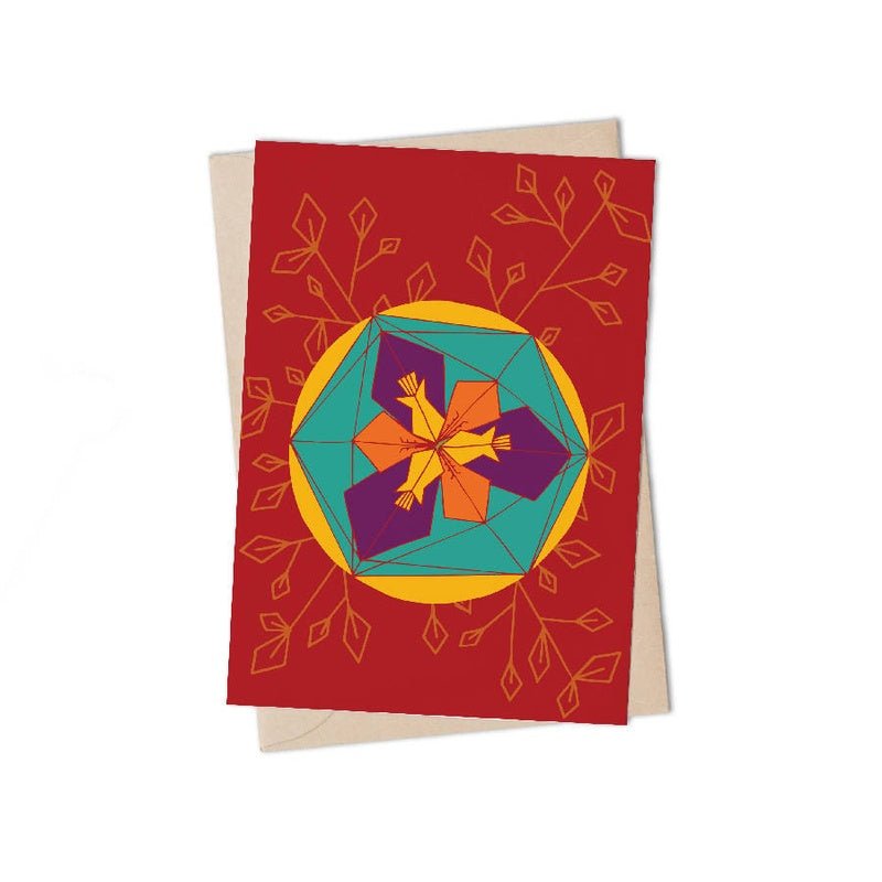 Lulu Kitololo Greeting Card African Flowers Iris