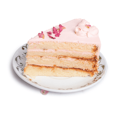 Artcaffe Milk and Rose Cake - Slice