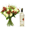White Wine and Flowers Gift Hamper
