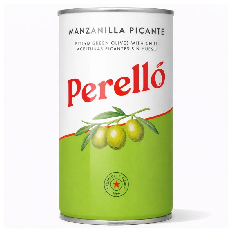 Perello Manzanilla Picante Pitted Olives, 150g