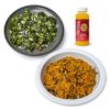 Artcaffe Veggie Pilau with Salad & Juice