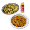 Artcaffe Veggie Pilau with Salad & Juice