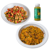 Artcaffe Veggie Pilau with Salad & Juice