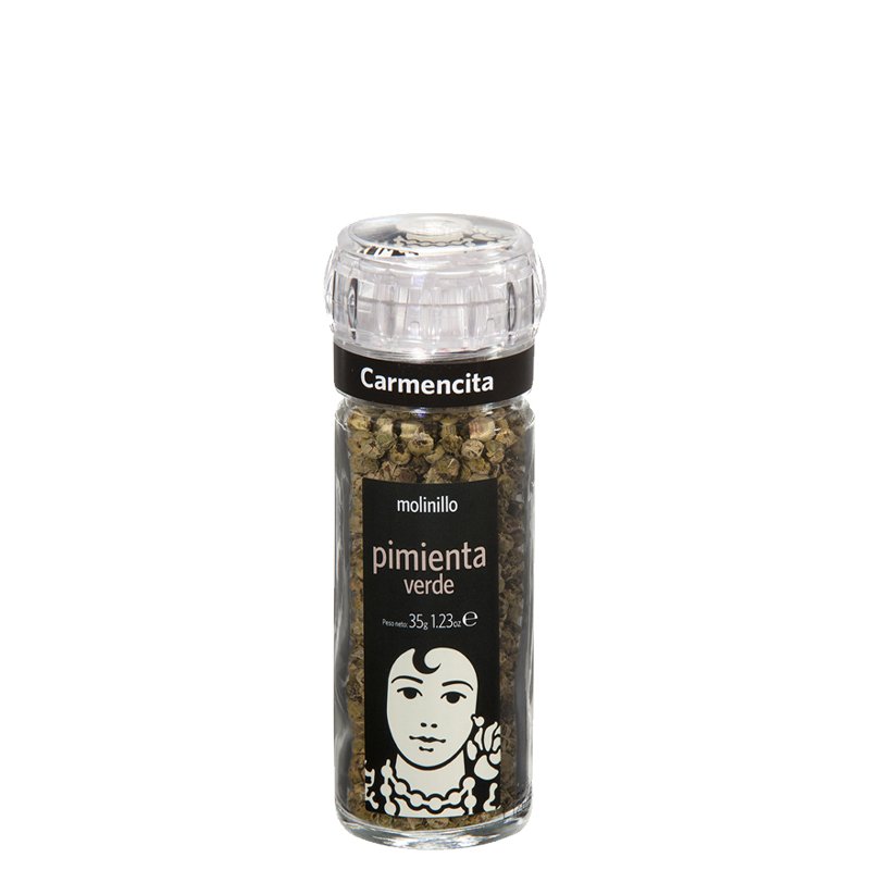 Carmencita Green Pepper Grinder, 30g