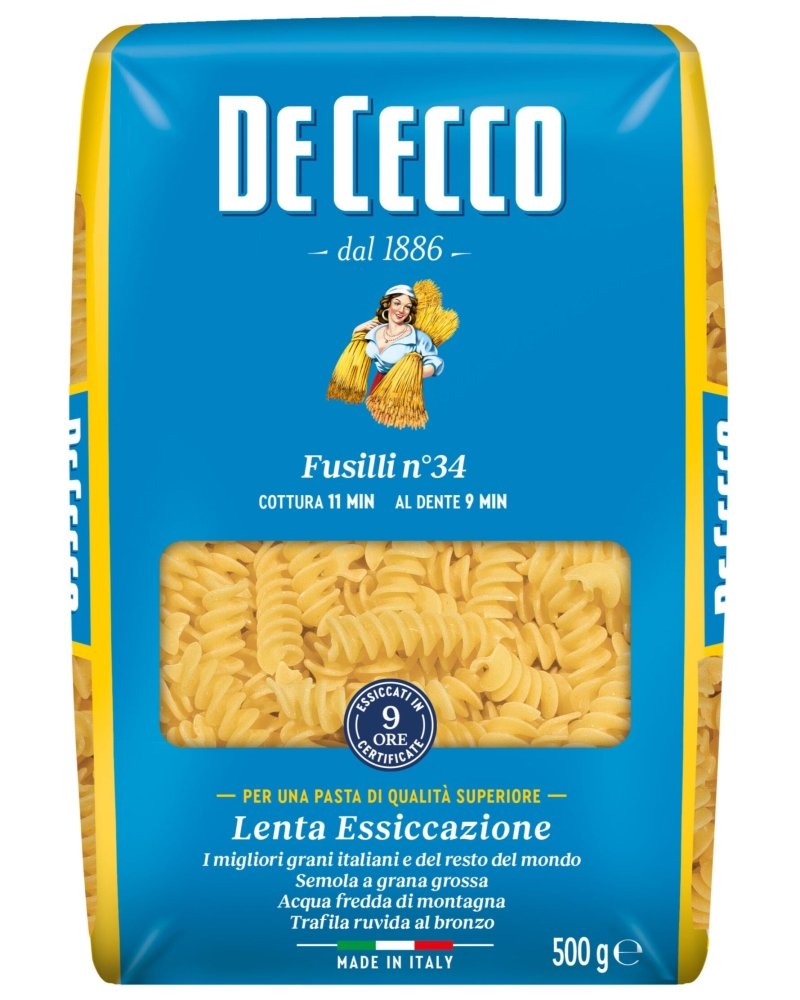 De Cecco Fusilli No. 34, 500g