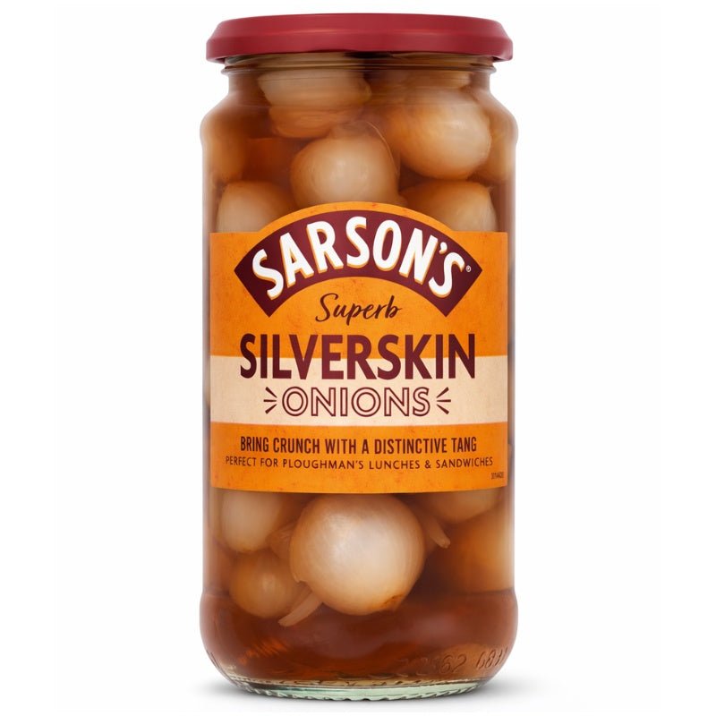 Sarsons Medium and Tangy Silverskin Onion Pickle, 460g