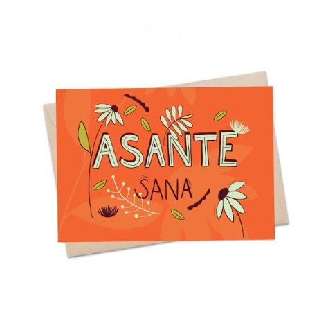 Lulu Kitololo Greeting Card ֲ Asante Sana