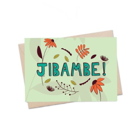 Lulu Kitololo Greeting Card Jibambe
