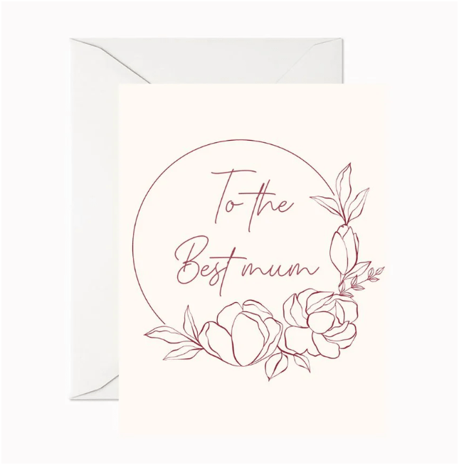 Art Carte Greeting Card - Mom Best Friend