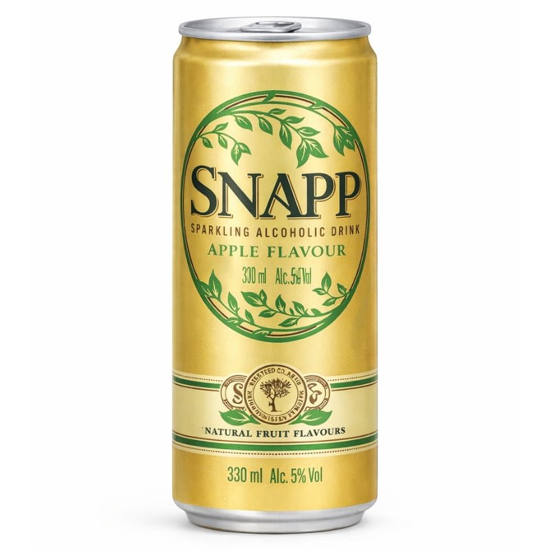 Snapp Apple Flavor Sparkling Alcoholic Drink Can, 300ml