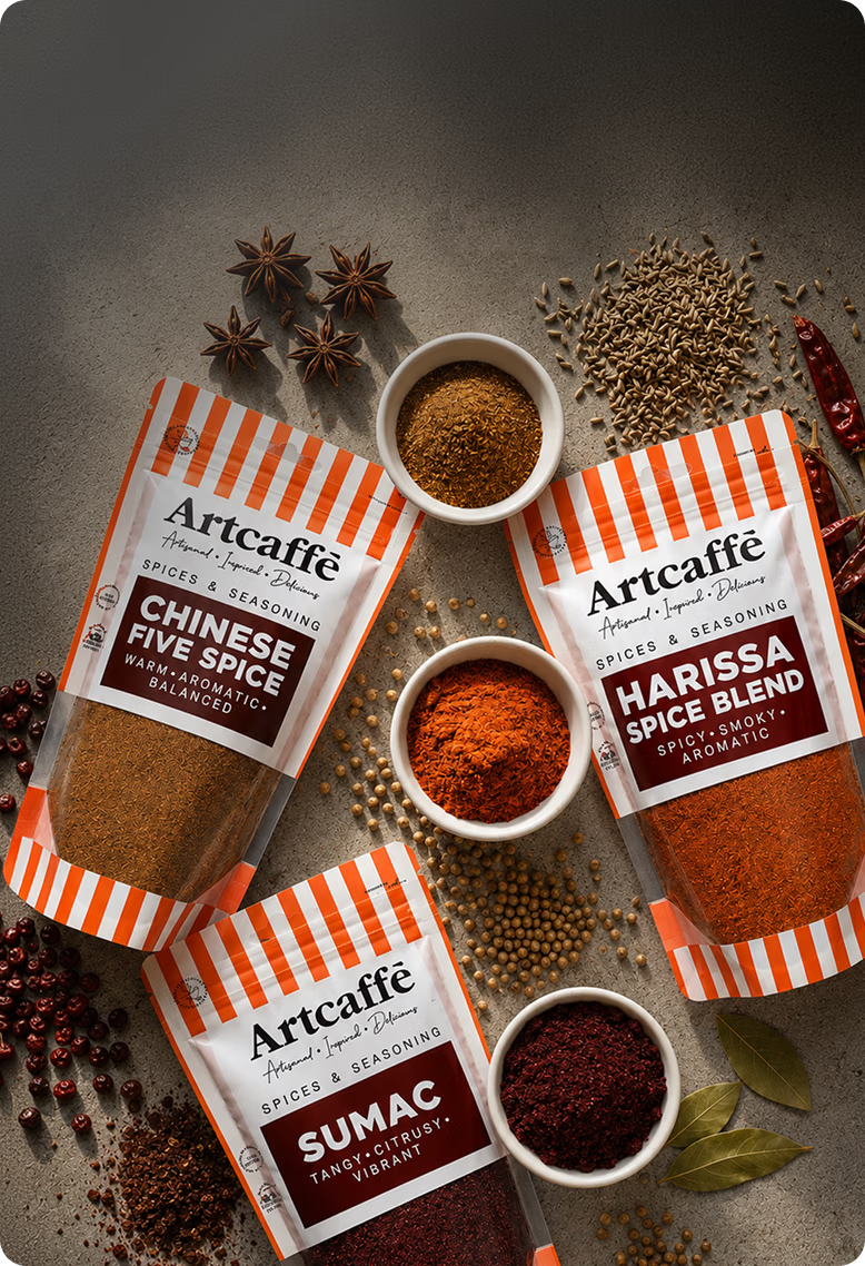 Flavour your meals, the Artcaffé Way