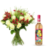Rose Wine and Flowers Gift Hamper