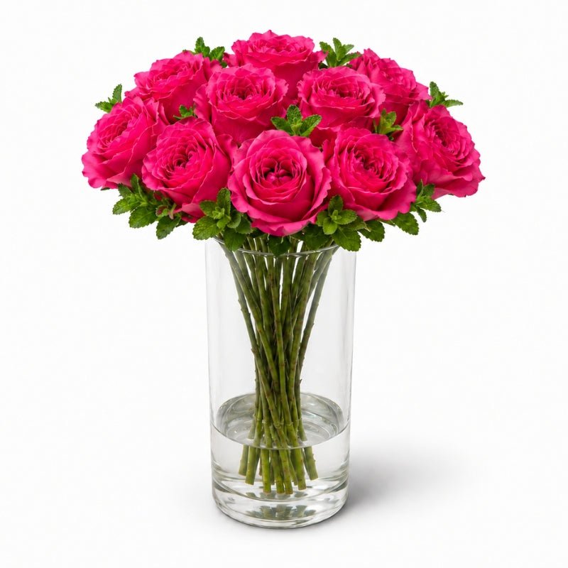 Tambuzi Standard Scented Roses With Herbs Bouquet