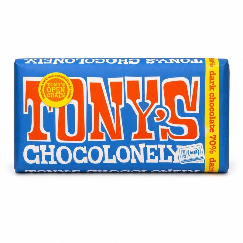 Tony's Chocolonely 70% Dark Chocolate Bar, 180g