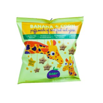 Baby Berry Banana And Corn Puffs, 20g