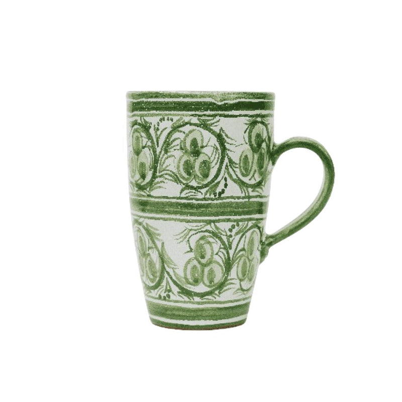 Bakuli Blu Ceramic Tall Tea Mug Sage Green