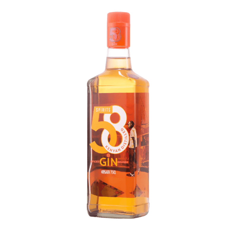 Kenyan Original Ko 58 Orange Gin, 750ml