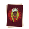 Lulu Kitololo Greeting Card Aja Orisha Goddess