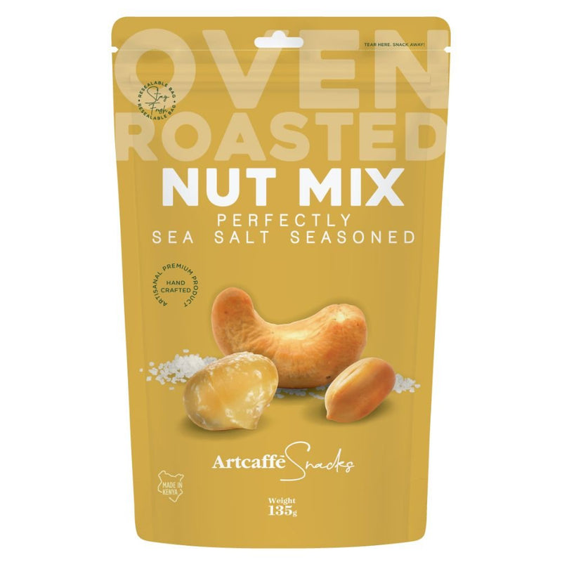 Artcaffe Salted Roasted Nut Mix, 135g