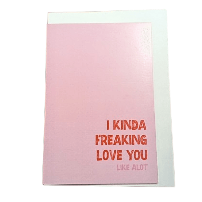 Bonk Card I Kinda Freaking Love You