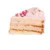 Artcaffe Milk and Rose Cake - Slice