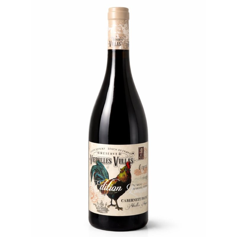 Vignobles Vellas Le Coq Syrah Black Red Wine, 750ml