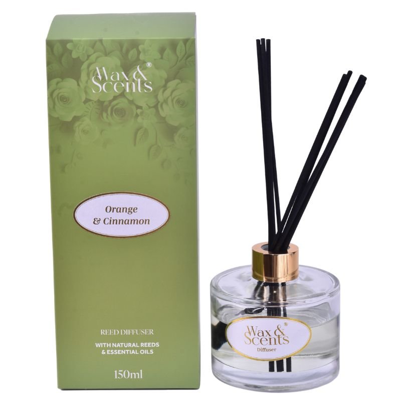 Wax & Scents Orange & Cinnamon Reed Diffuser, 150ml