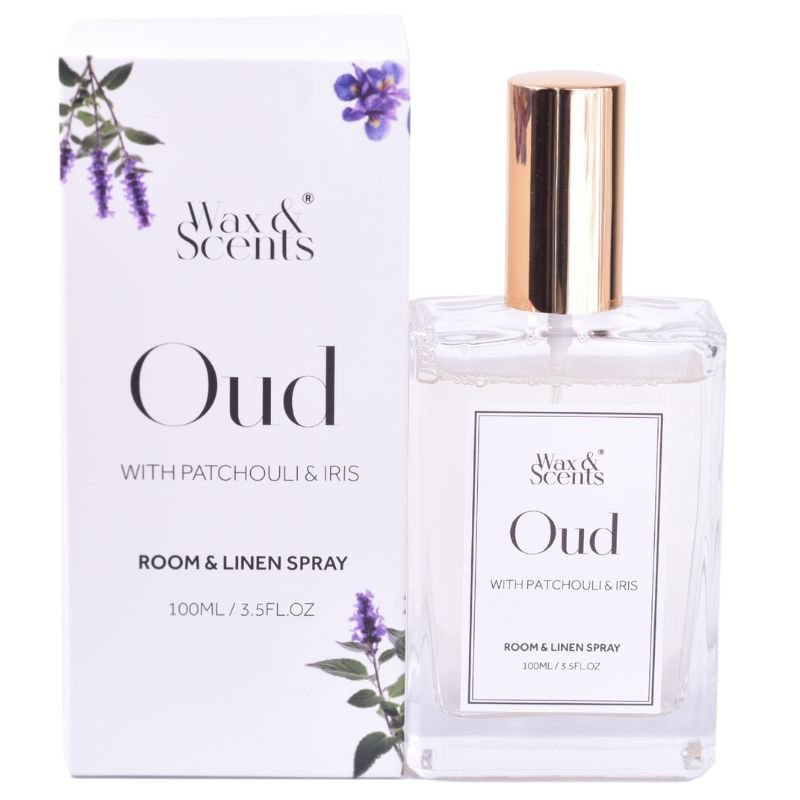 Wax & Scents Oud Room and Linen Spray, 100ml