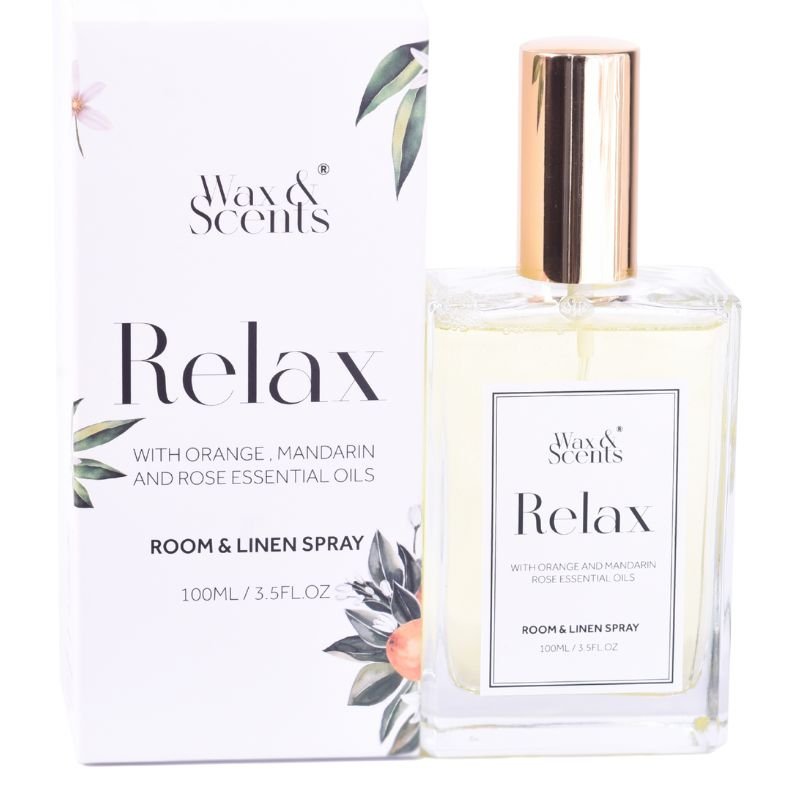 Wax & Scents Relax Room and Linen Spray, 100ml
