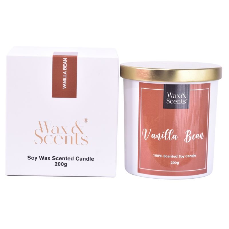 Wax & Scents Vanilla Bean Scented Candle