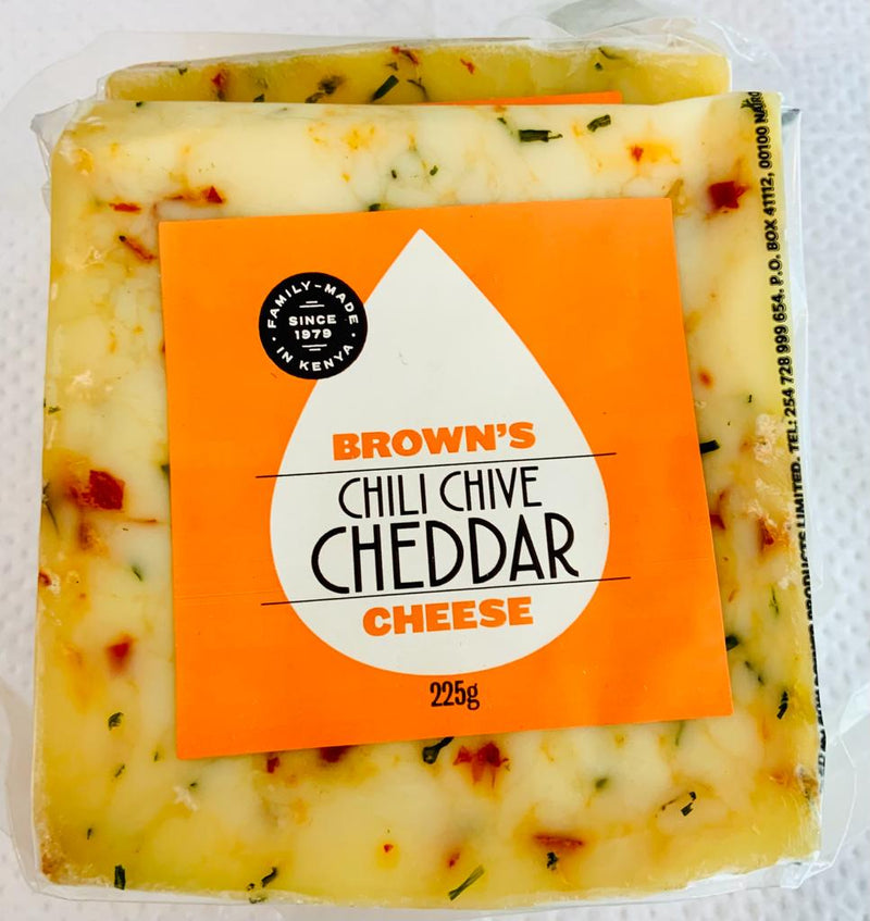 Browns Chilli Chive Chedder, 225g