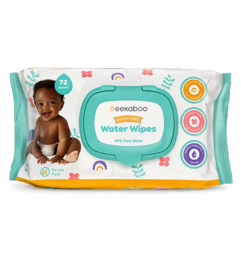 Peekaboo Water Wipes 72sheets