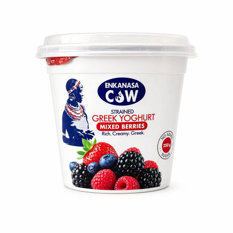 Enkanasa Greek Yoghurt Mixed Berries, 250ml