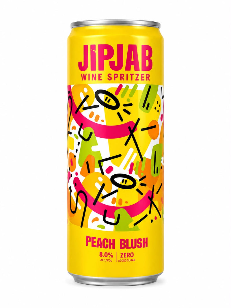 Jipjab Peach Lush Wine Spritzer, 330ml