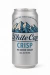 White Cap Crisp Can Beer, 500ml