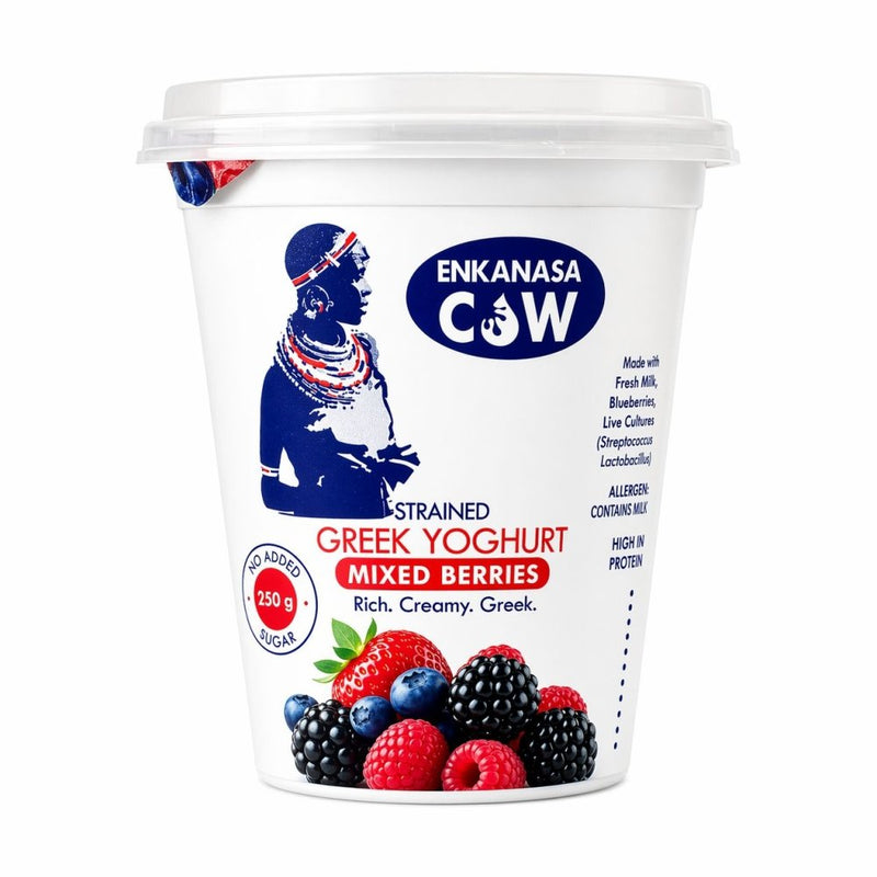 Enkanasa Greek Yoghurt Mixed Berries 450ml